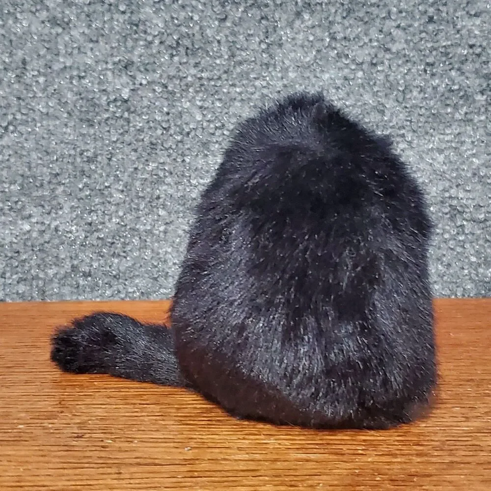 Dankin Black Kitten Silvan Stuffed Animal Plush Cat 80s Kitty Silvia And Silvan